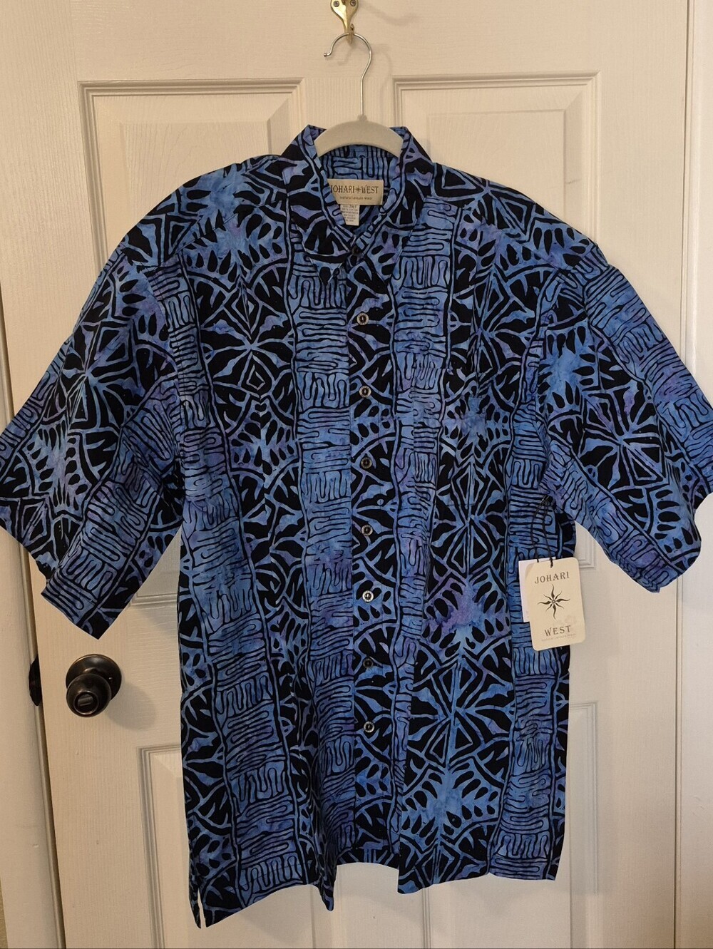 NWT Johari West Men's Short Sleeve Shirt Size 2XLT